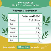 Monk Fruit Natural Sweetener Powder