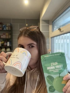 Customer using Zilch Monk Fruit
